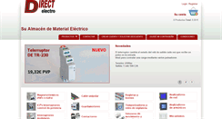 Desktop Screenshot of direct-electro.es